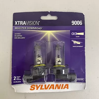 SYLVANIA - 9006 XtraVision - High Performance Halogen Headlight Bulb (2 Bulbs) • $5