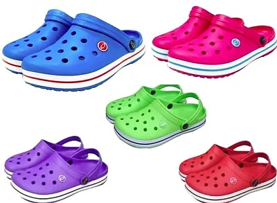 £6.99 • Buy Womens Kids Boys Girls Twf Beach Clogs Slip On Mules Sandals Shower Pool Shoes U