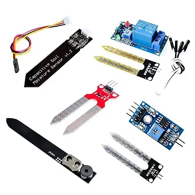 Capacitive Soil Moisture Sensor Not Easy To Corrode Wide Voltage Wire F Arduino • $1.08
