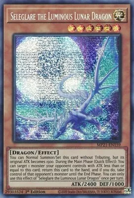 Seleglare The Luminous Lunar Dragon [MP21-EN159] - Yu-Gi-Oh! - NM • $1