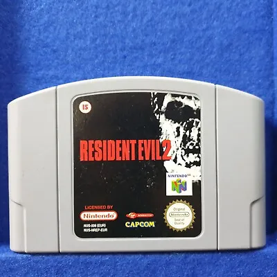 N64 RESIDENT EVIL 2 Cart Authentic Nintendo 64 PAL • $307.99