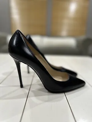 Zara Women Heels Shoes Black Pumps Size 40 US Size 9  Doble Vida Soletech • $17.99