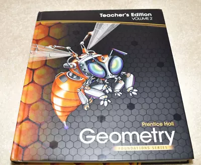 Geometry Prentice Hall  Teacher's Edition Volume 2  Foundations Series $135 • $49.49