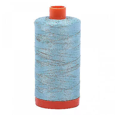 Aurifil Mako Cotton Thread Light Turquoise 2805 50wt 1422yd • $17.99