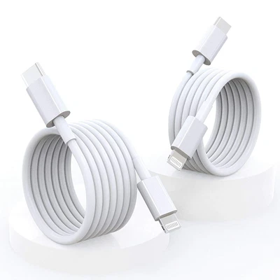 $17.58 • Buy 2X HARIBOL 2M USB-C To Lightning Cable Type C Certified MFi Apple IPhone
