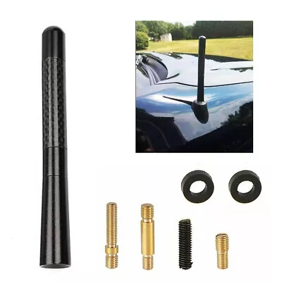 Car Shark Fin-Roof Antenna Radio FM AM Aerial Signal Booster Universal Black UK • £7.49