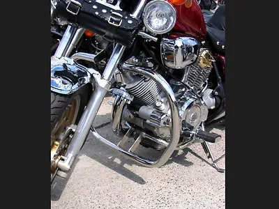  S) Yamaha Virago XV 750 Highway Crash Bar Engine Guard Stainless Steel • $224.06