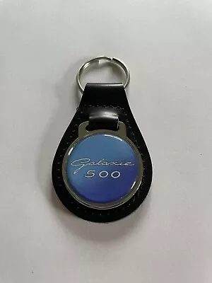 Ford Galaxie 500 Keychain Black Leather Ford Key Chain • $19.49