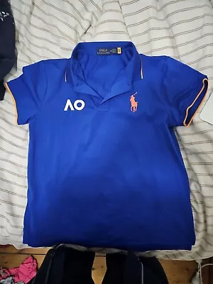 Australian Open Ralph Lauren Blue Polo • $35.54