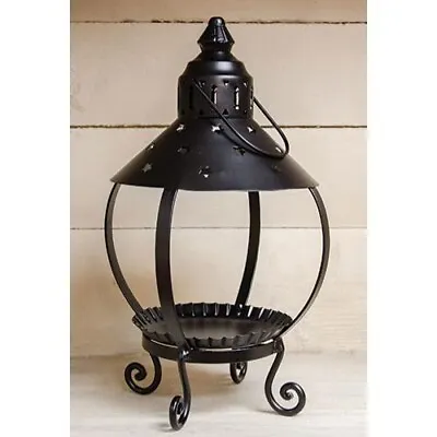 Country Primitive Black Star Candle Lantern • $29