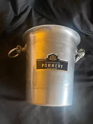 Reims-France  Pommery Vintage 8.5 X8   Champagne Bucket Aluminum Ice Bucket • £47.51