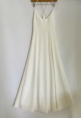 Alamour The Label White Gown Dress Size M Occasion Lined Full Length Women’s • $129