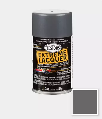 Testors 1849MT Spray Lacquer Graphite Dust 3 Oz • $8.99