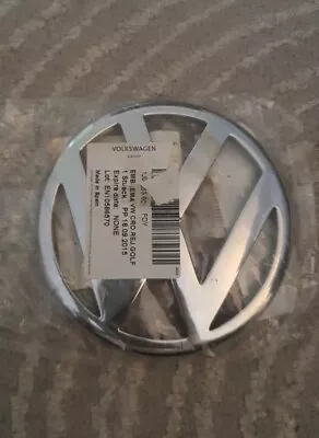 VW Golf 99-07 New Genuine Front Grill Badge Emblem Chrome 1J0853601 FDY • $55.99