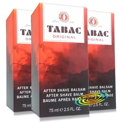 3x Tabac Original Aftershave Balm 75ml • £25.89