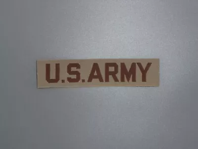 Desert Us Army Name Tape Strip Nylon Dcu Tan • $2.05