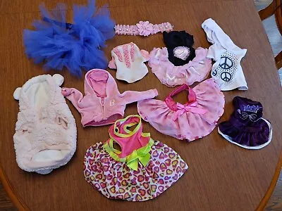 10pc Lot Of Cute Female Dog Clothes Martha Stewart Simply Dog Top Paw XS S • $20