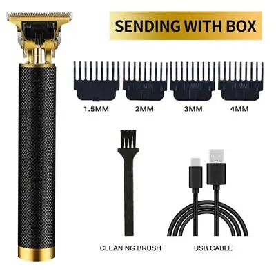 Mens Professional Hair Clippers Electric Shaver Trimmers Machine Cordless Beard • £6.69