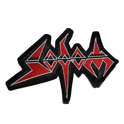 Sodom  Red Logo  Shaped  Embroidered Patch • $6.66