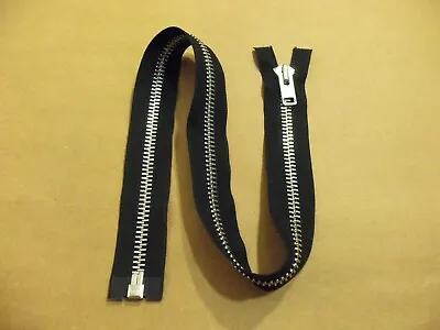 #10 26  Black YKK Heavy Duty Aluminum Separating / Jacket Zipper  • $9.85