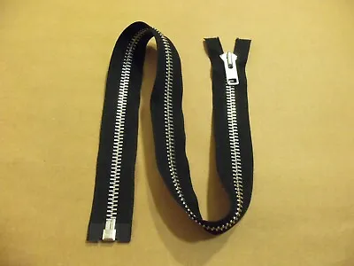 #10 28  Black YKK Heavy Duty Aluminum Separating / Jacket Zipper • $10.15