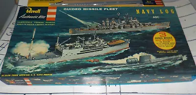 Revell 55  Navy Log  GUIDED MISSILE FLEET: NAUTILUS BOSTON NORTON SOUND  Sld Pts • $485.55