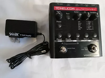 TC Helicon Voicetone Harmony G-XT W/ Power Supply - Vocal Effects Pedal • $249