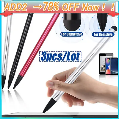 3 X Stylus Pen For Touch Screen Tablet Samsung IPhone IPad PC Cell Phone Mobile • £2.84