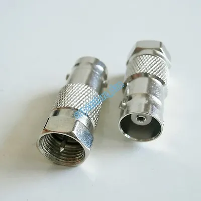  BNC Female Jack To CCTV TV F Type Male Plug RF Coaxial Adapter Connector • $3.60