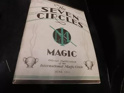 The Seven Circles Magazine Of Magic For Magicians Vol 1 # 3 • $5.49