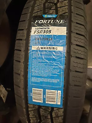 $119.99 • Buy (1) New Fortune Tormenta Fsr305 245/70r16 107t Tire *free Shipping*