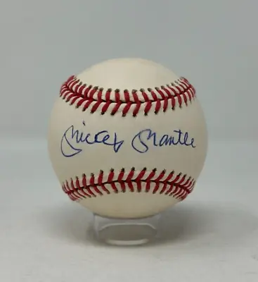 Mickey Mantle Signed Rawlings Official AL Baseball PSA LOA 796 Moderate Toning • $799.99