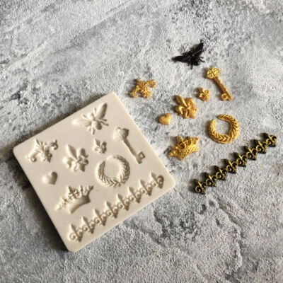 £2.99 • Buy Vintage Relief Silicone Fondant Mold Cake Border Baking Border Mould Sugarcraft 