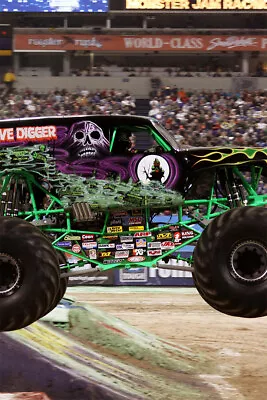 Monster Truck Sport Racing Grave Digger Rookie Room Decor Print - POSTER 20x30 • $23.99