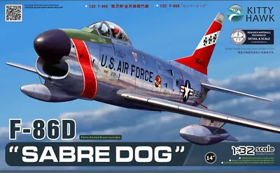 1/32 Kitty Hawk F-86D Sabre Dog Plastic Model Kit • $96.79