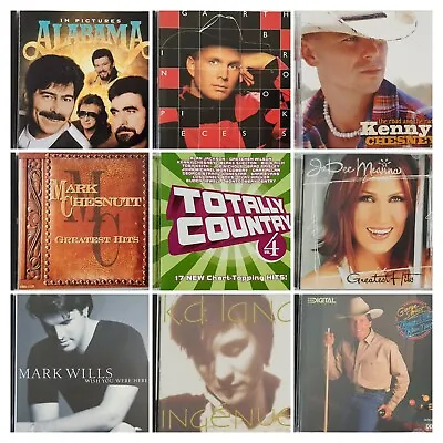 5 CD X $ 15 Lot - Folk World Country Garth Brooks Toby Keith Alabama More • $4.49