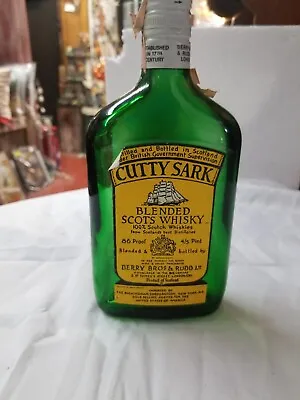 Vintage Cutty Sark 4/5 Pint Green Bottle ( Empty ) • $19.99