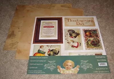 My Mind's Eye Ephemera/Paper Kit ~ Vintage Thanksgiving • $3.99