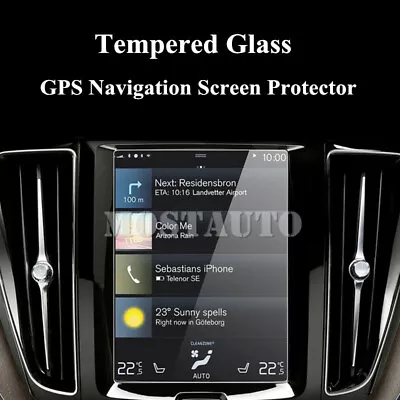 For Volvo S60 V60 XC60 Tempered Glass GPS Navigation Screen Protector 2018-2021 • $15.18