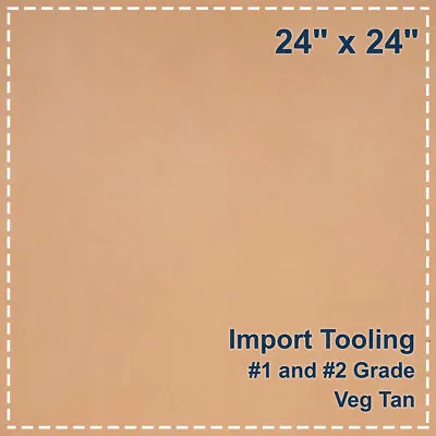 SLC Full Grain Veg Tanned Leather Sheets 2/3oz To 9/10oz & 6  X 12  To 24  X 24  • $69.95