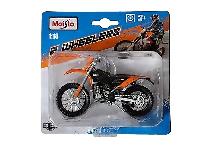 NEW KTM 450 EXC Dirt Bike Model 1:18 Collectible Motorcycle • $18.99