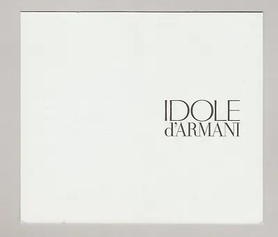 £2.74 • Buy Advertising Card - Advertising Card - Idol By Giorgio Armani 2 Shutters