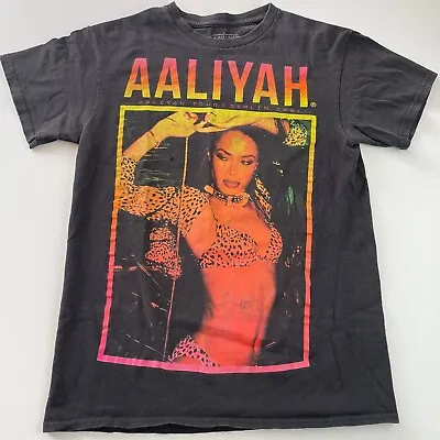 Aaliyah Bikini Black T Shirt Size XS R&B (flaw) • £12.52