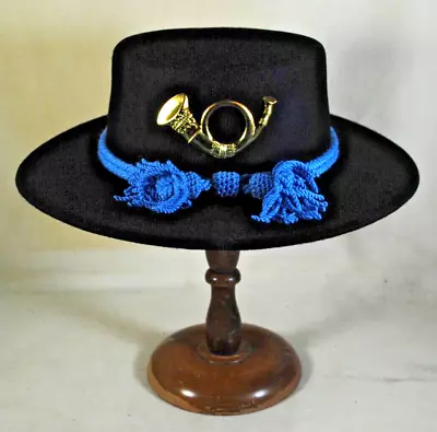 Hat Flat Top Infantry Black - Large 7 3/8 - Civil War - IN STOCK READY TO SHIP!! • $109.99