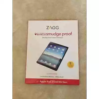 ZAGG Apple IPad 2/3rd/4th Gen Invisible Shield Smudge Proof • $20