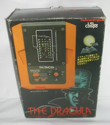 Tsukuda Dracula Electronic Retro Arcade Game Handheld LSI Compo Vintage Boxed • £100