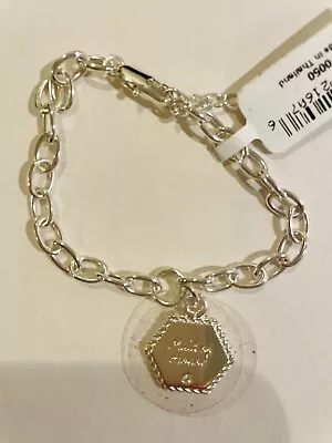 Alex And Ani Maid Of Honor Silver Bracelet Chain Charm Bridal • $14