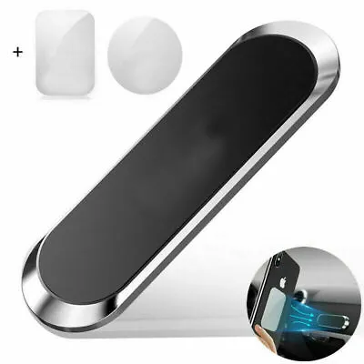 Strip Magnetic Car Phone Holder For IPhone Samsung Magnet Mount  UK SELLER • £3.50