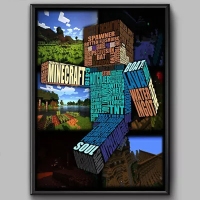 Minecraft Poster - Bedroom Wall Art  • £5.99