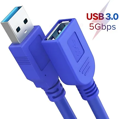 USB 3.0 Extension Cable High Speed Extender Cord Adapter Type A Male To Female • $5.99
